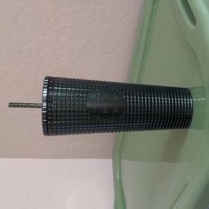 Starbucks Fall 2021 Tumbler Venti Green Glitter Grid